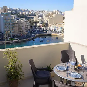 Stylish Saint Julians 1 Bedroom Penthouse With Terrace In The Centre With Seaview Appartamento